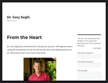 Tablet Screenshot of garyseghi.com
